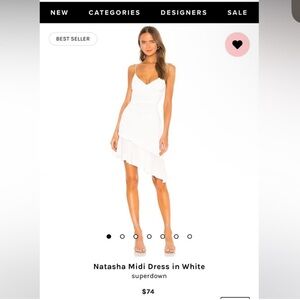 Superdown white dress